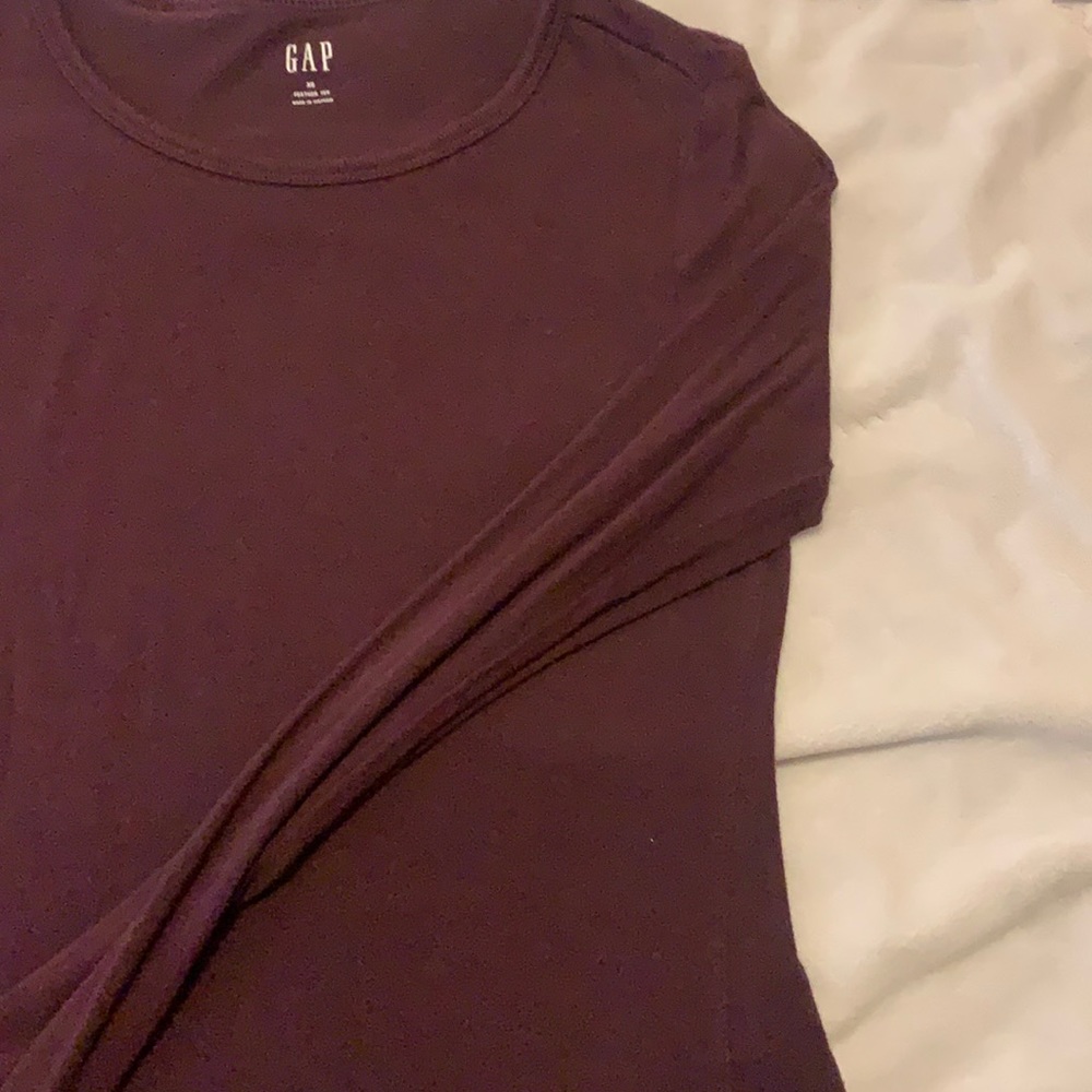 Purple Gap long sleeve T-shirt